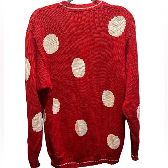 Polka Dot Oversized Cardigan - Picture 3 of 5